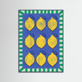 Teal Wood 3x4 Aspectratiomixed7 Poster
