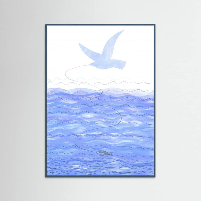 Above the Ocean Waves Poster – poster and art print