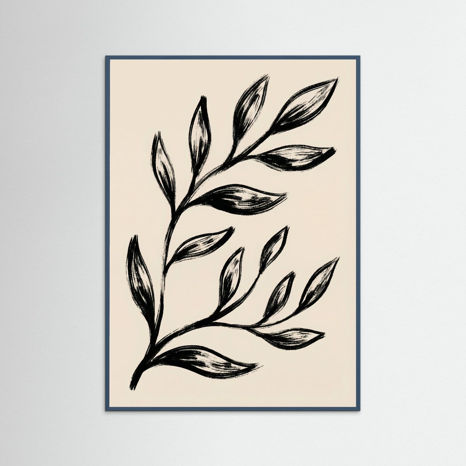 Teal Wood Abstract Blooms