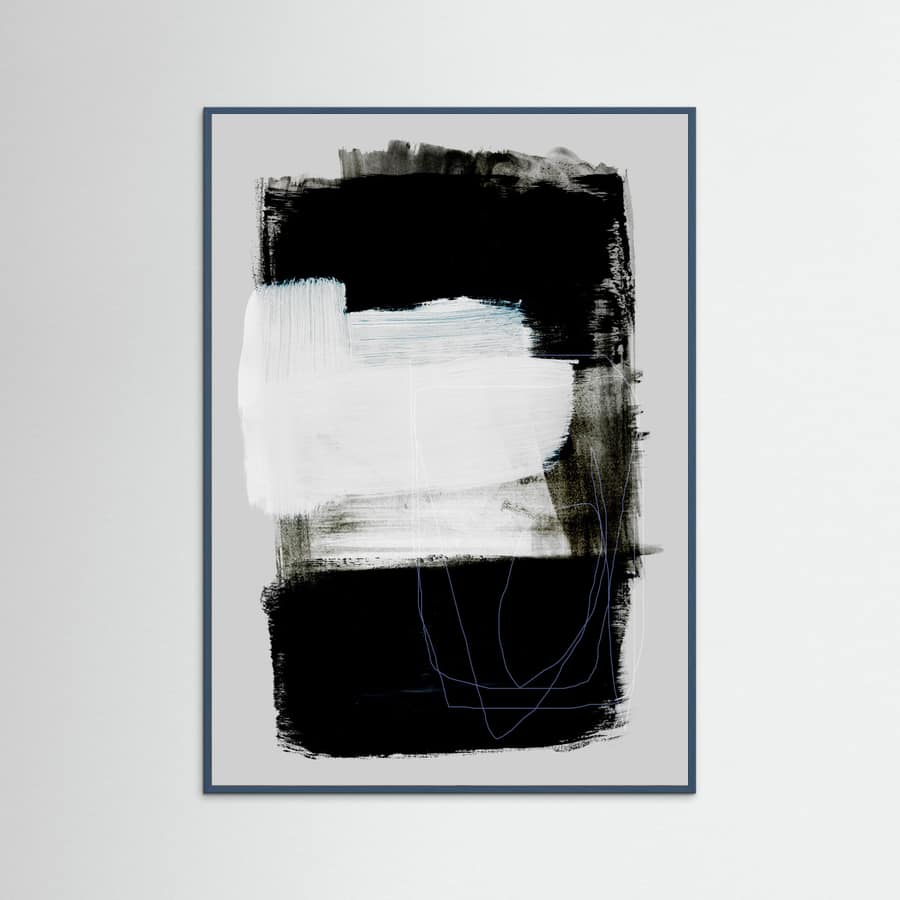 Abstract Brush Strokes 130 Poster – poster och konsttryck