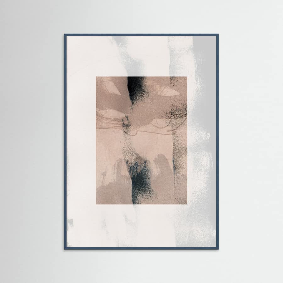 Abstract Brush Strokes 17x Poster – plakat og kunsttryk