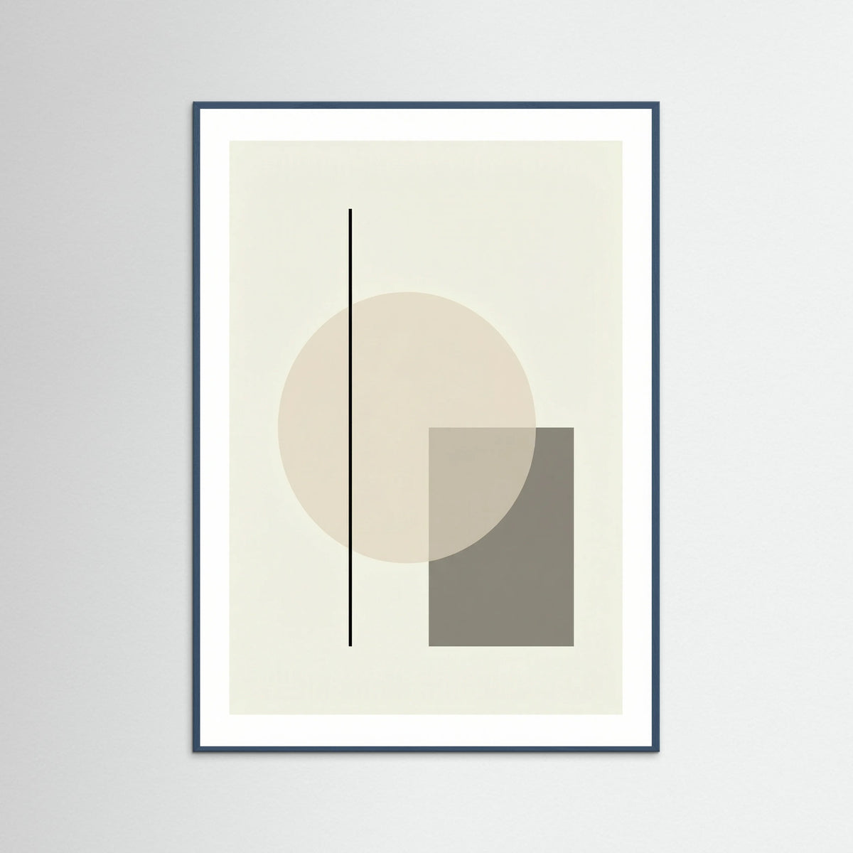 Teal Wood Abstract Forms