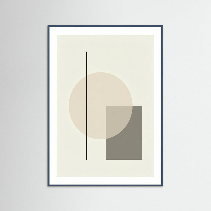 Teal Wood Abstract Forms