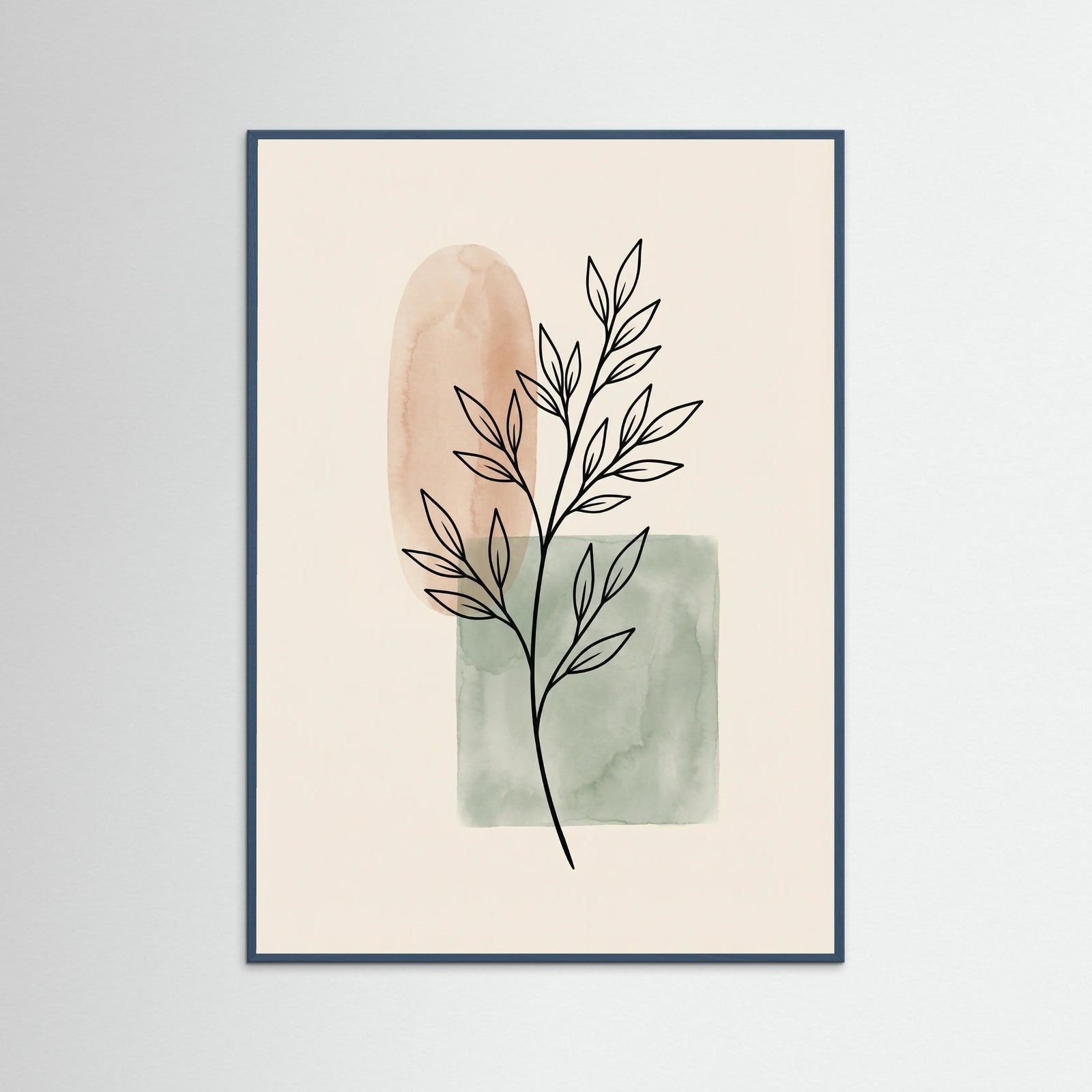 Teal Wood Abstract Nature Study