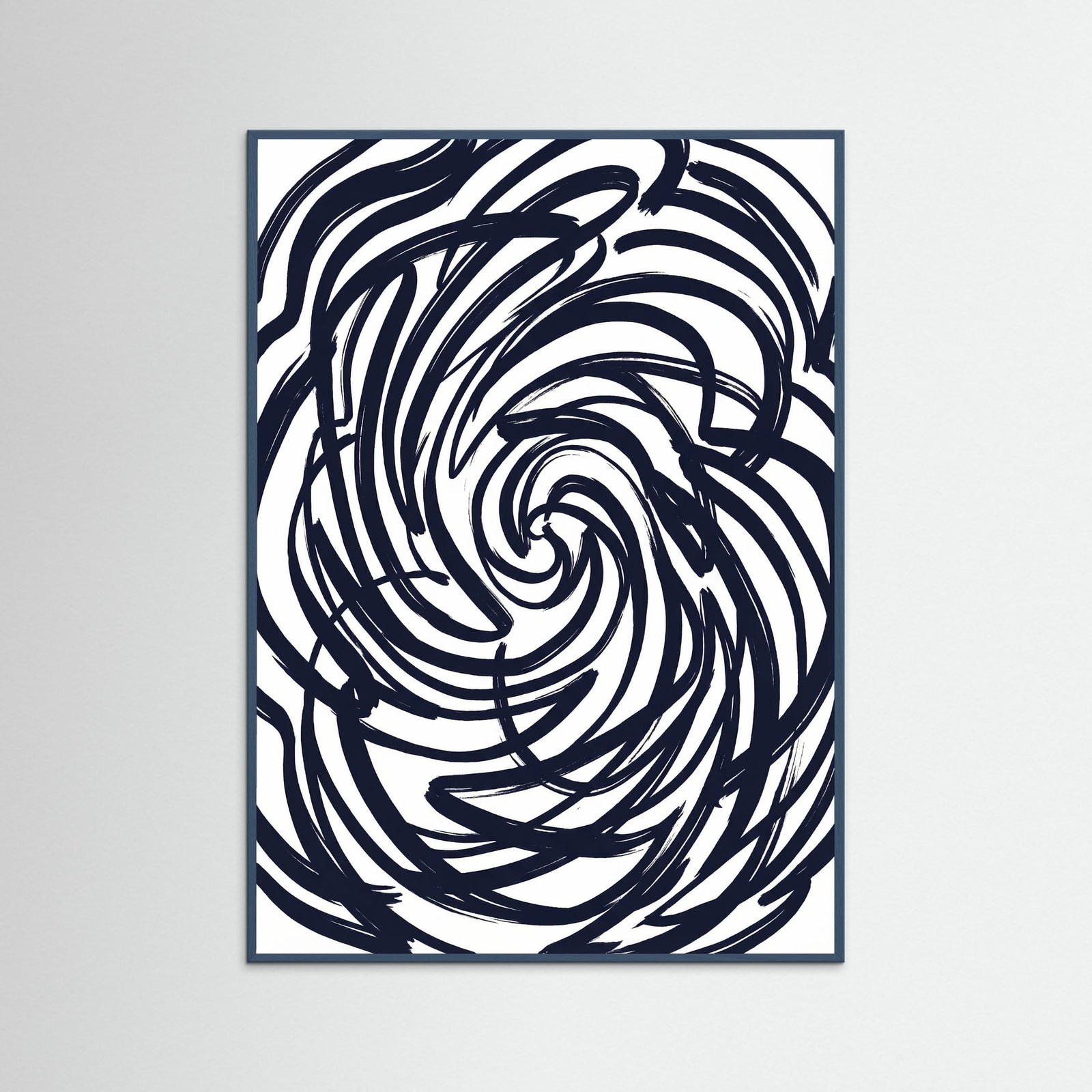 Teal Wood Abstract Strokes