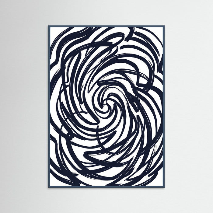 Teal Wood Abstract Strokes