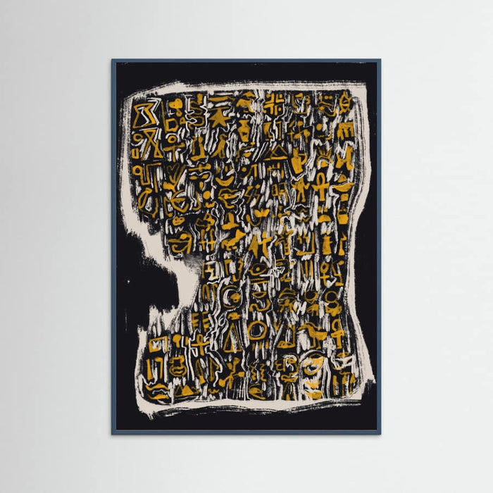 Abstract Symbol Slab Poster – plakat og kunsttryk