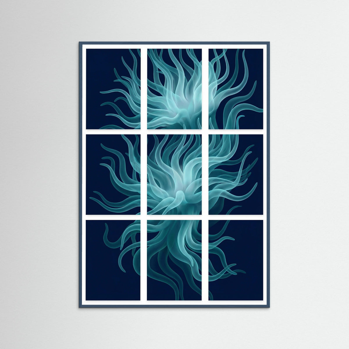 Teal Wood Abyssal Bloom