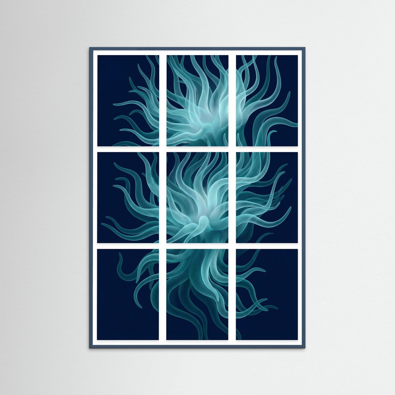 Teal Wood Abyssal Bloom