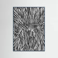 African Zebra striped camouflage -juliste – juliste ja taidepainatus