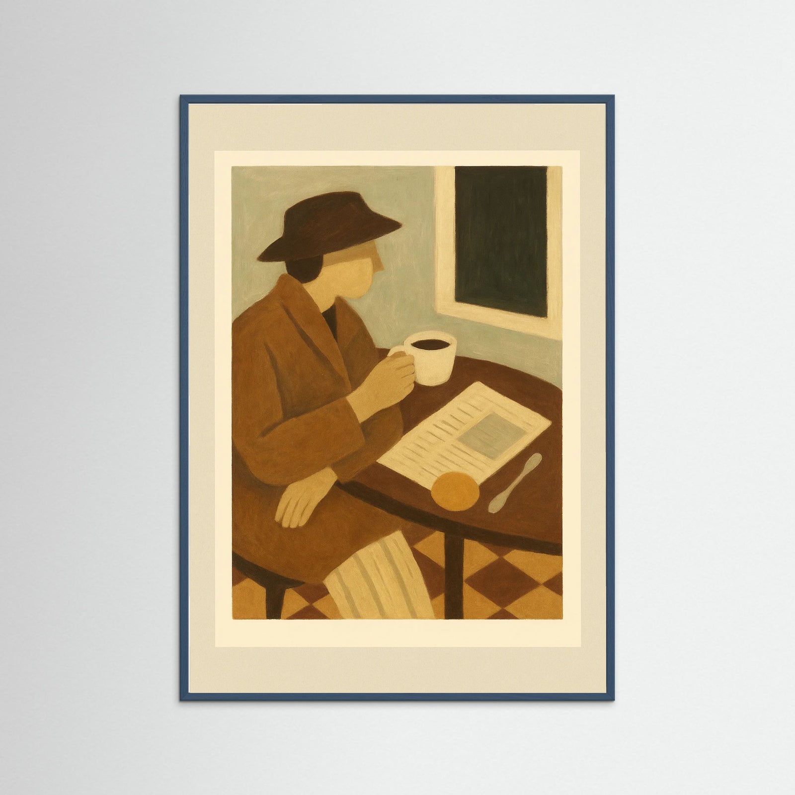 Teal Wood Afternoon Pause