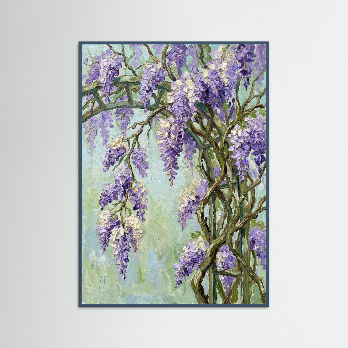 Teal Wood Almond Bloom