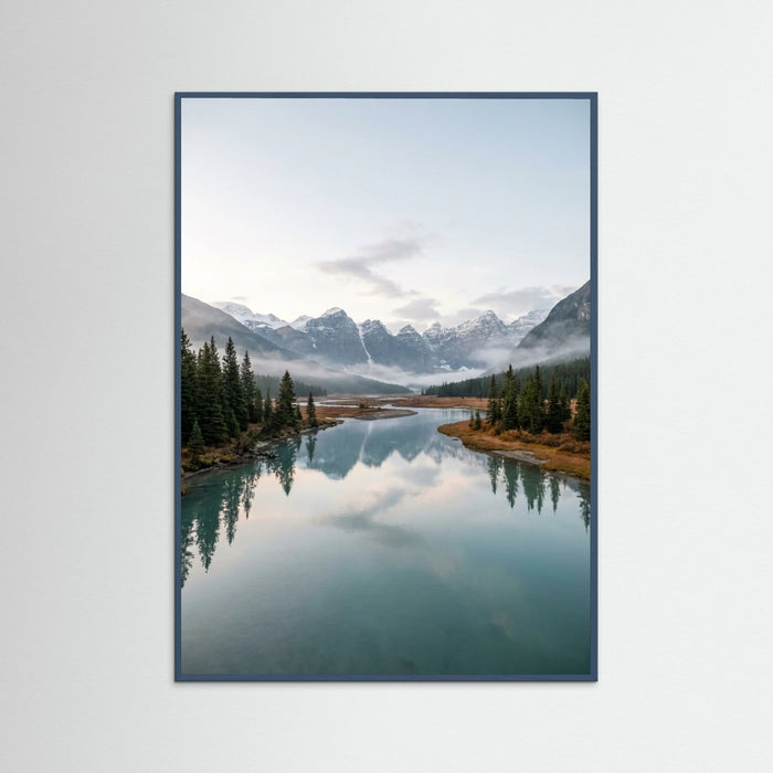Teal Wood Alpine Serenity