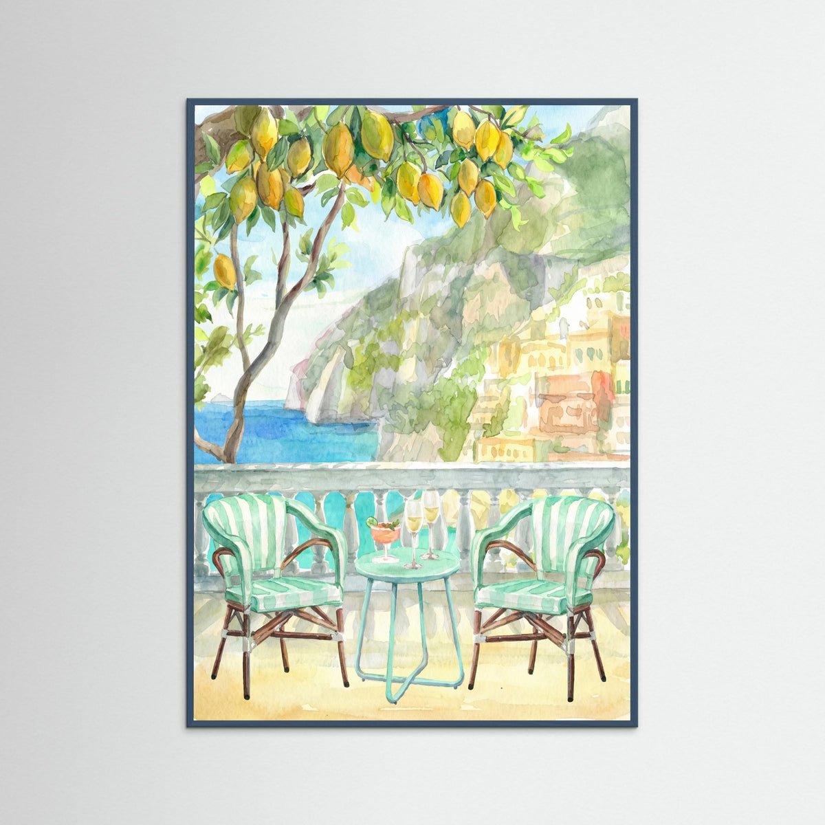 Teal Wood Amalfi Coast Bliss