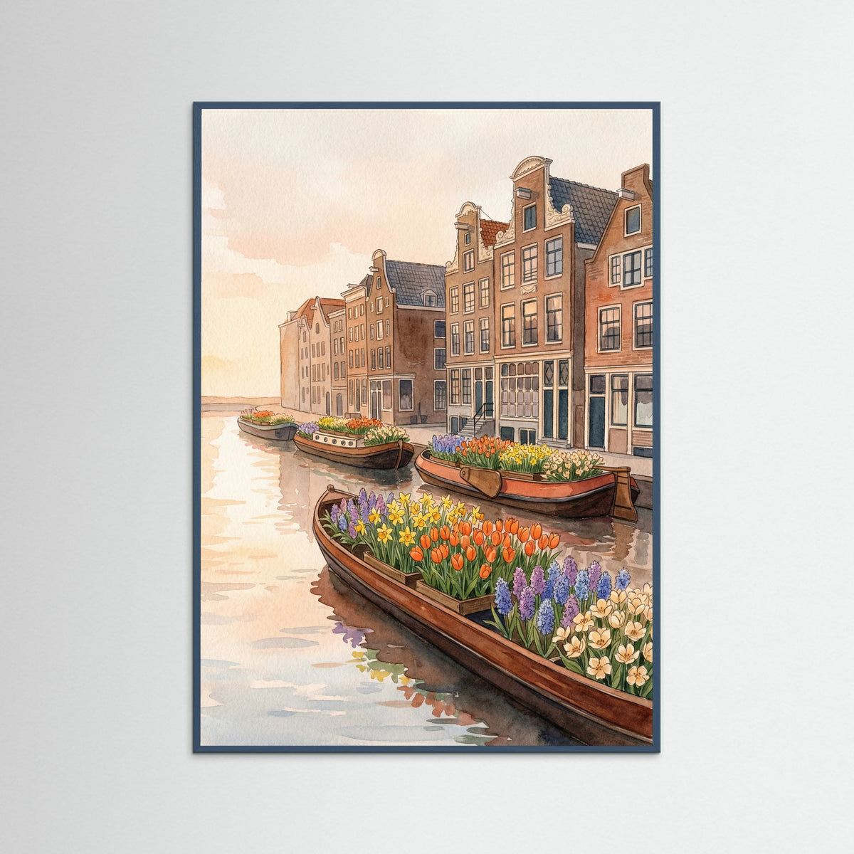 Teal Wood Amsterdam Blooms