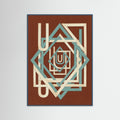 Teal Wood Angular Intersections