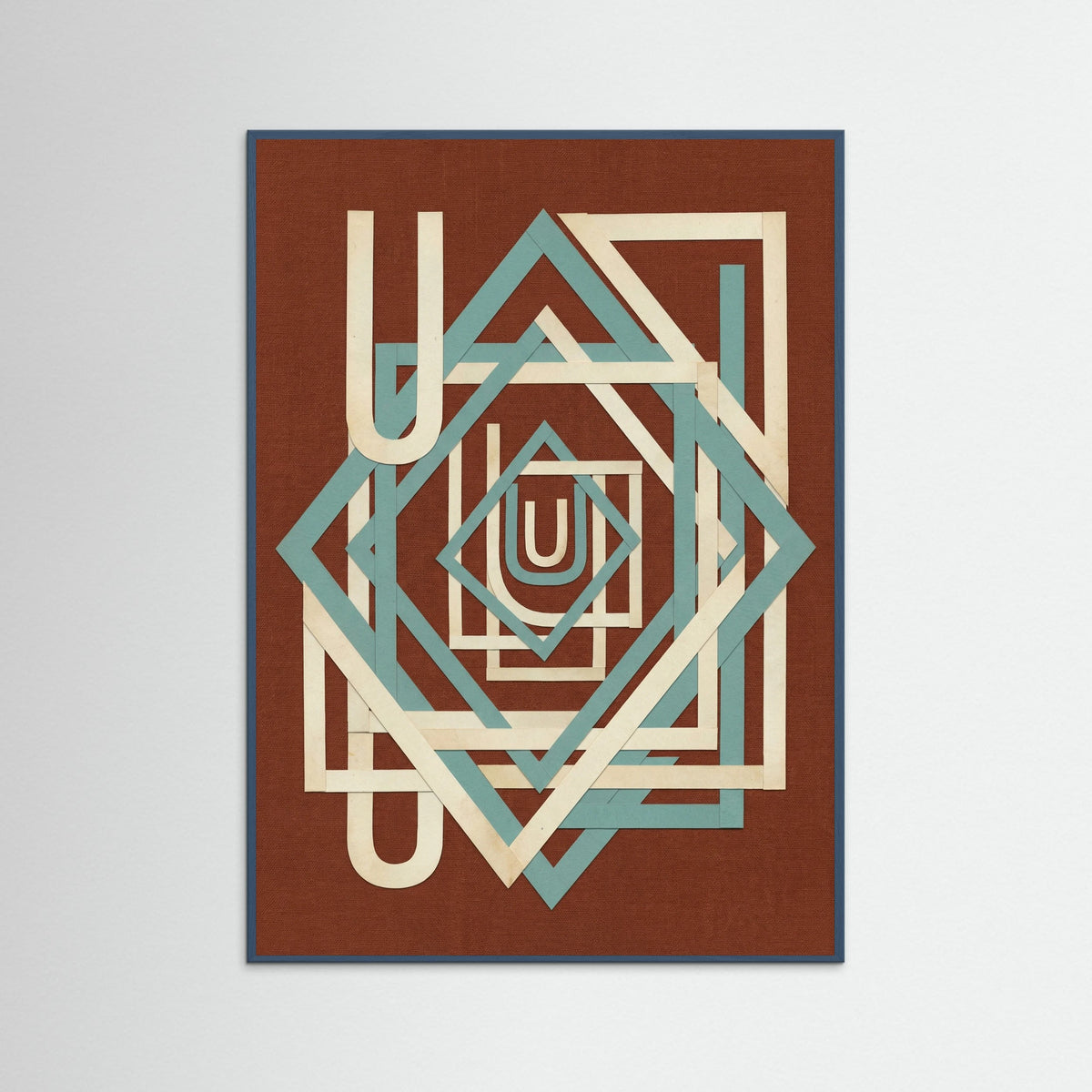 Teal Wood Angular Intersections
