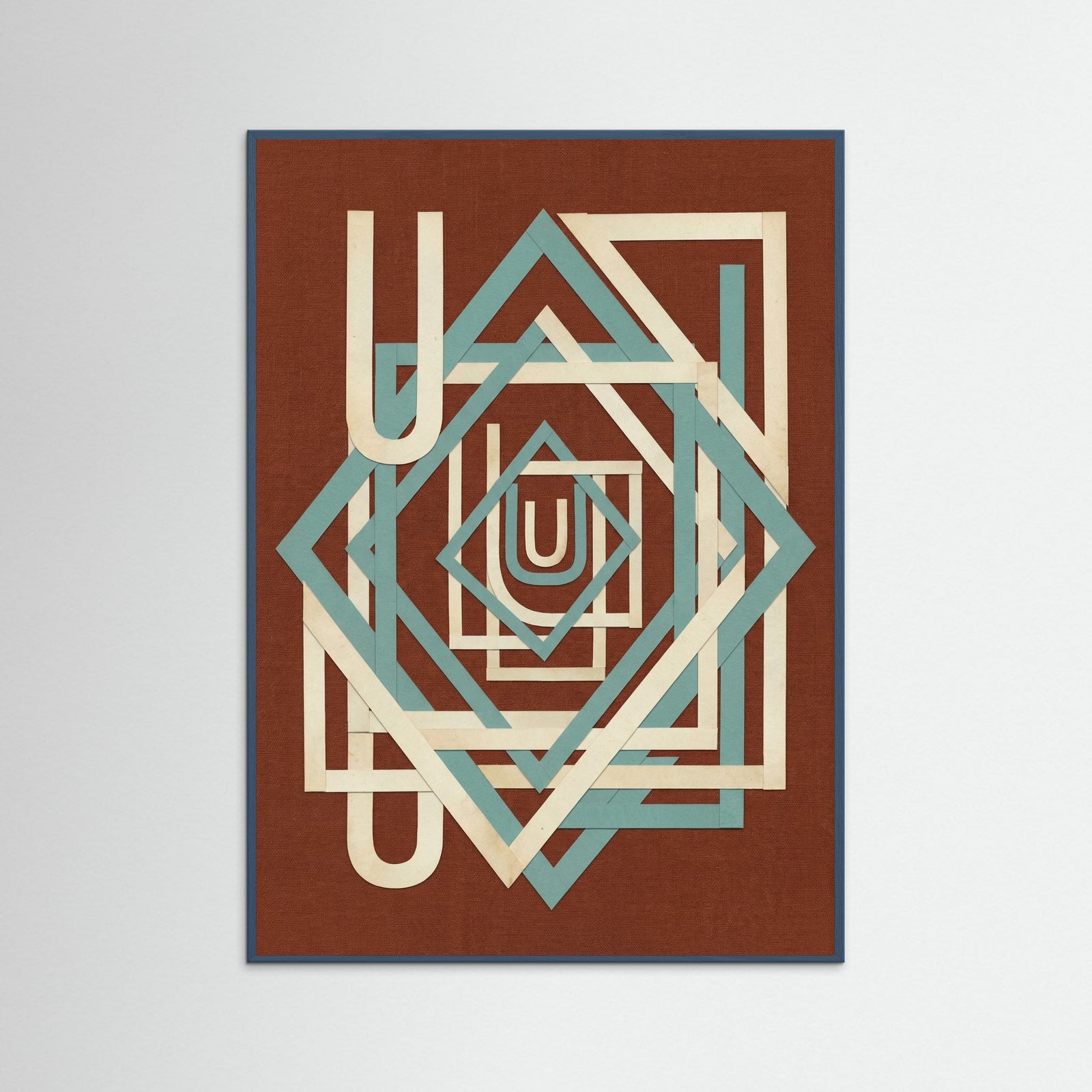 Teal Wood Angular Intersections