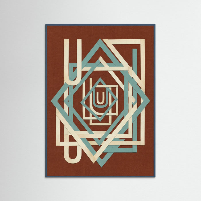 Teal Wood Angular Intersections