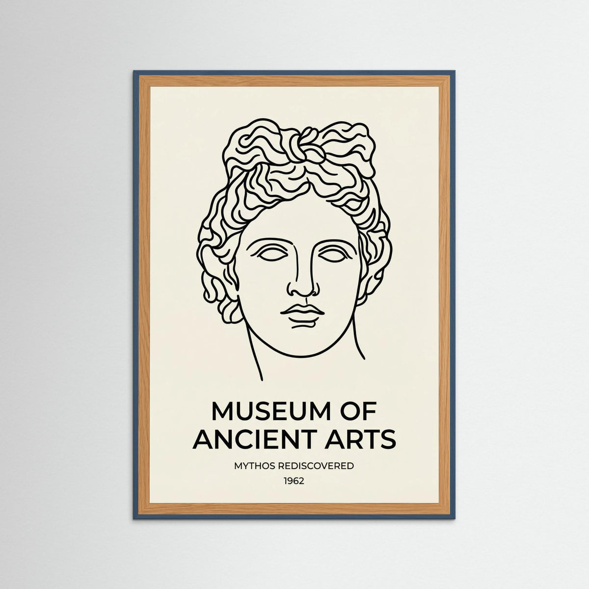 Teal Wood Antibes Museum Poster