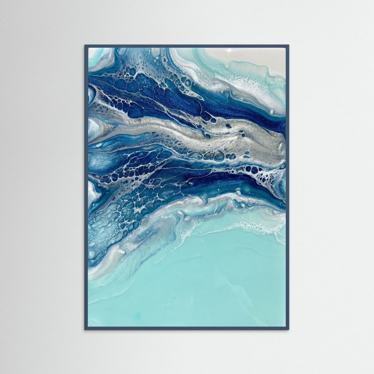 Teal Wood Aqua Current