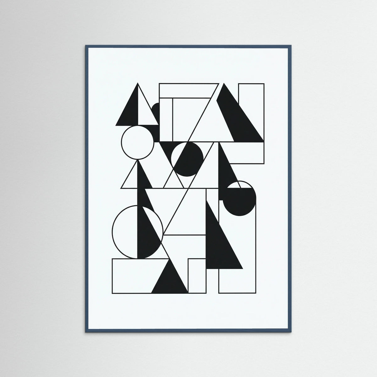 Teal Wood Art Print Beige