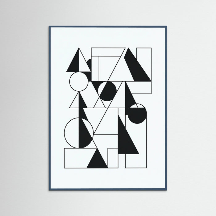 Teal Wood Art Print Beige