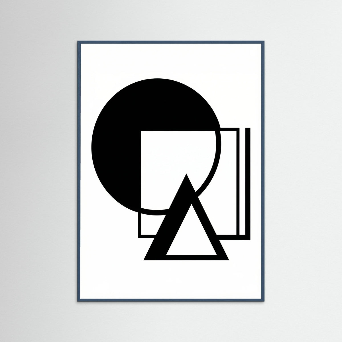 Teal Wood Art Print Beige