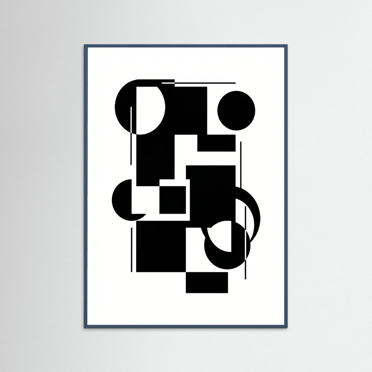 Teal Wood Art Print Beige