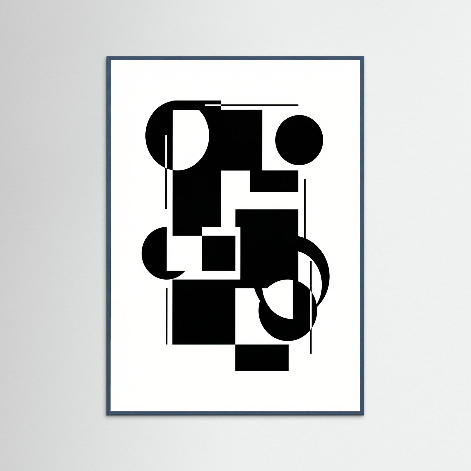Teal Wood Art Print Beige