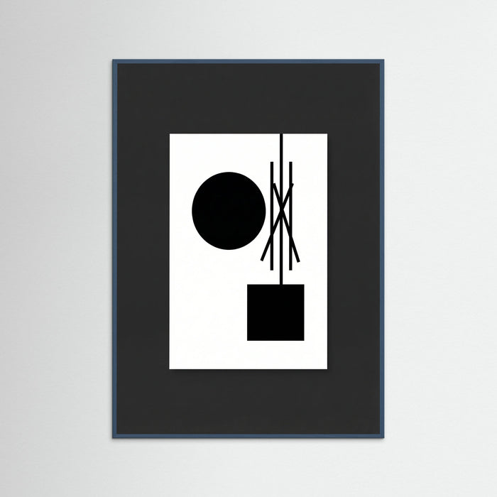 Teal Wood Art Print Beige