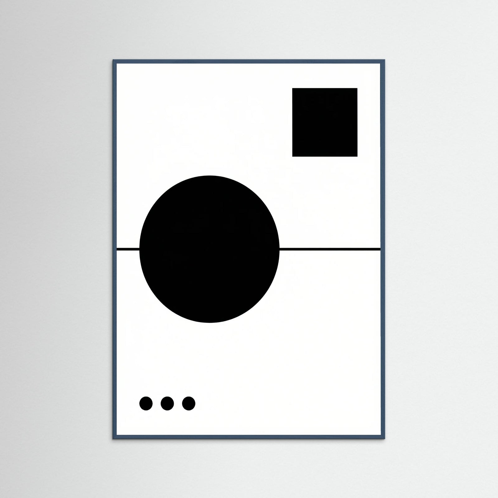 Teal Wood Art Print Beige