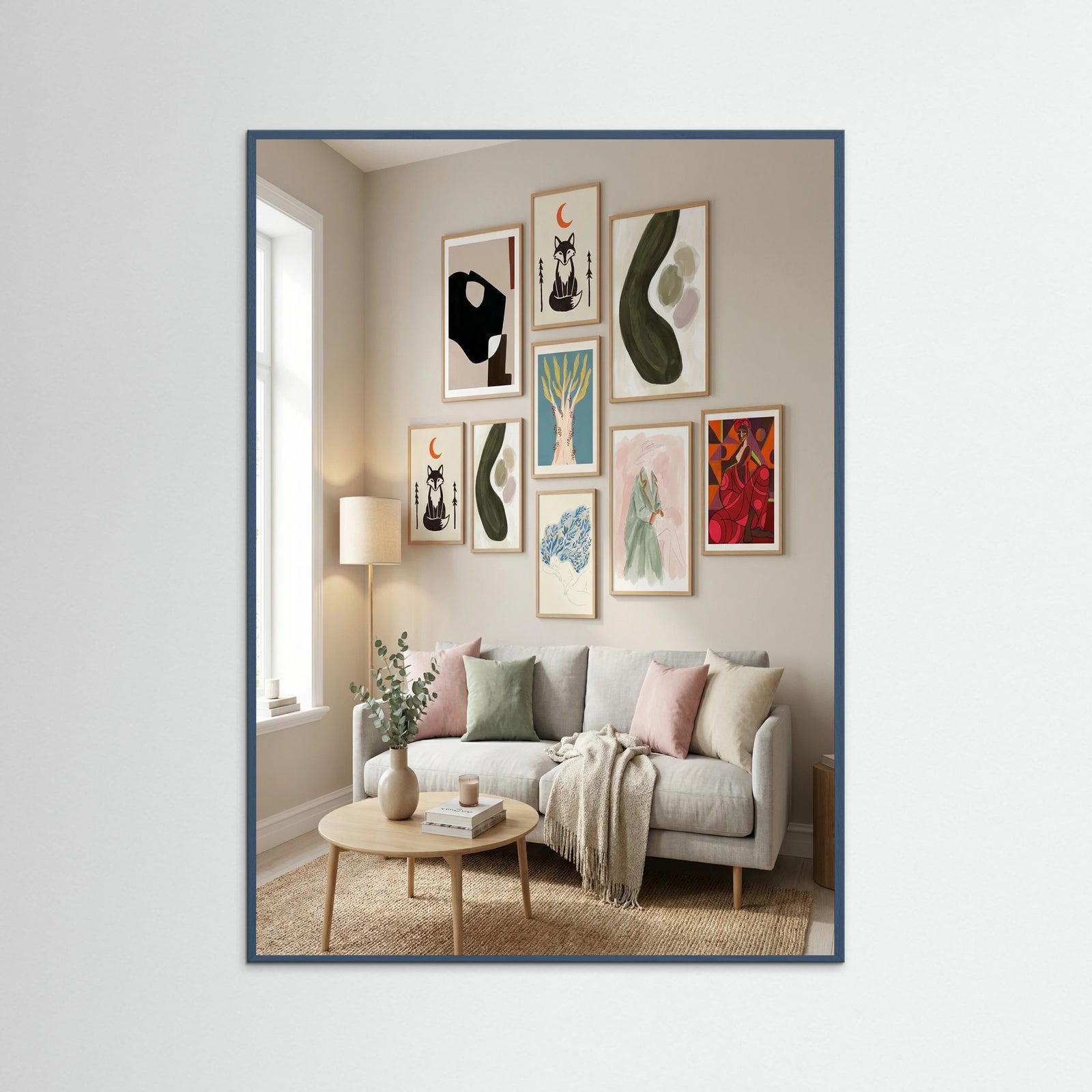 Teal Wood August Spotted Grace