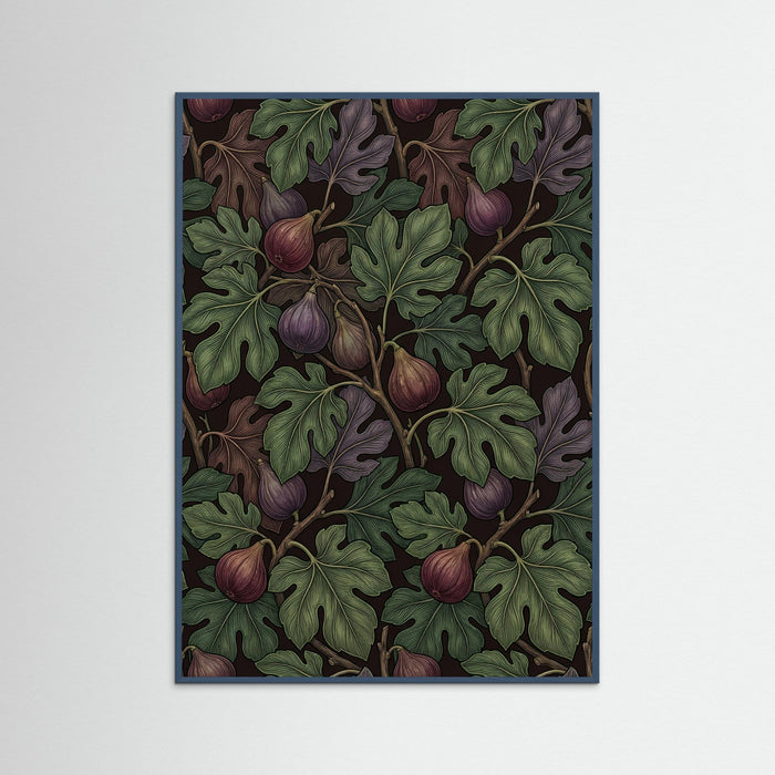Teal Wood Autumn Acanthus