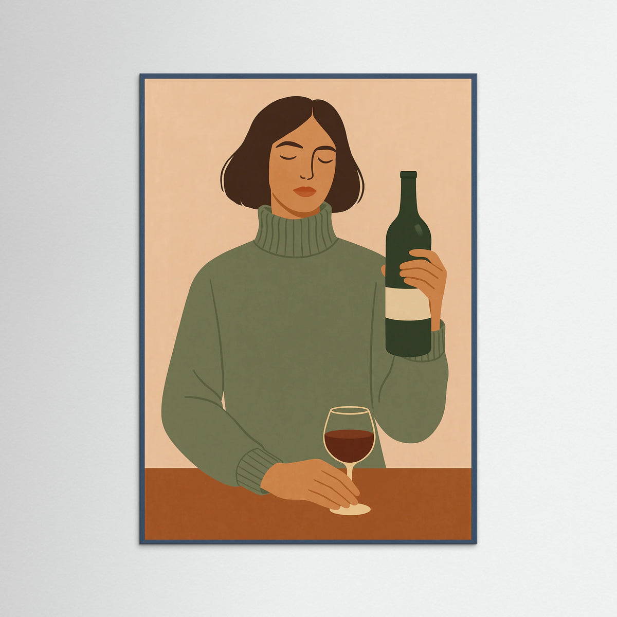 Teal Wood Autumn Breeze