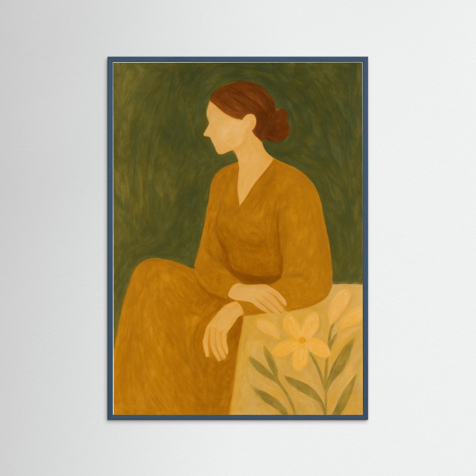 Teal Wood Autumn Calm