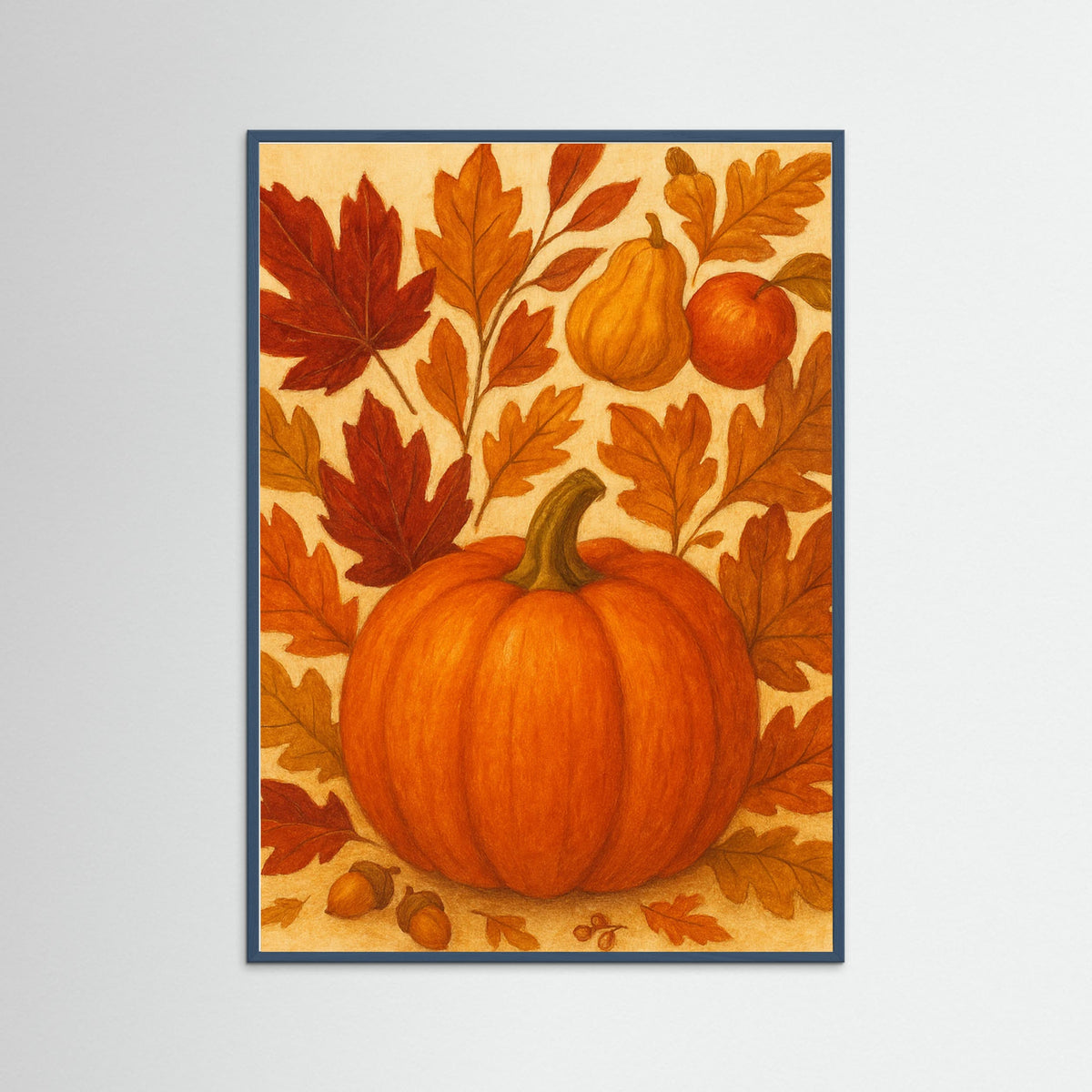 Teal Wood Autumn Harvest