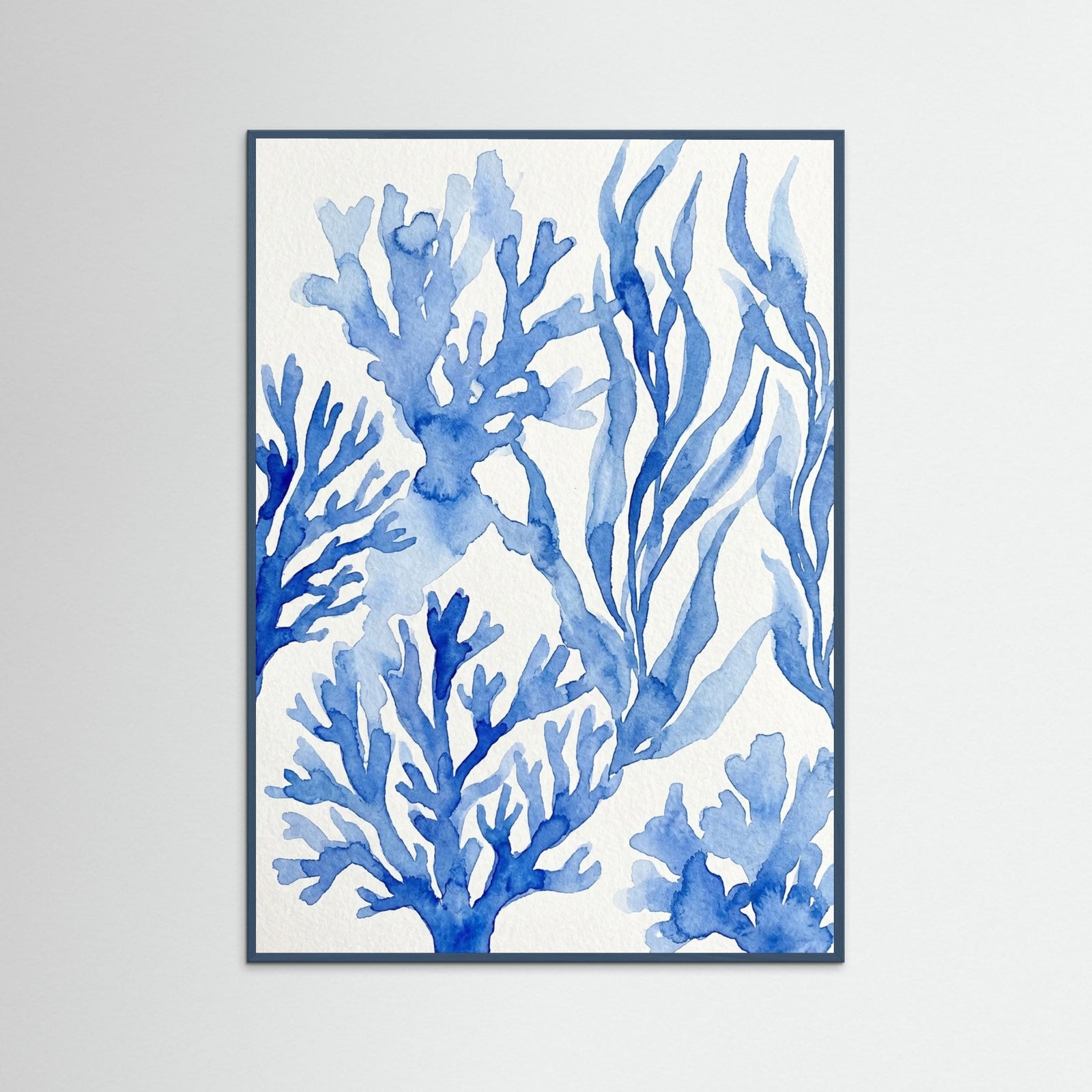 Teal Wood Azure Blooms