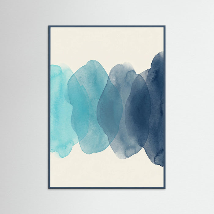 Teal Wood Azure Formations