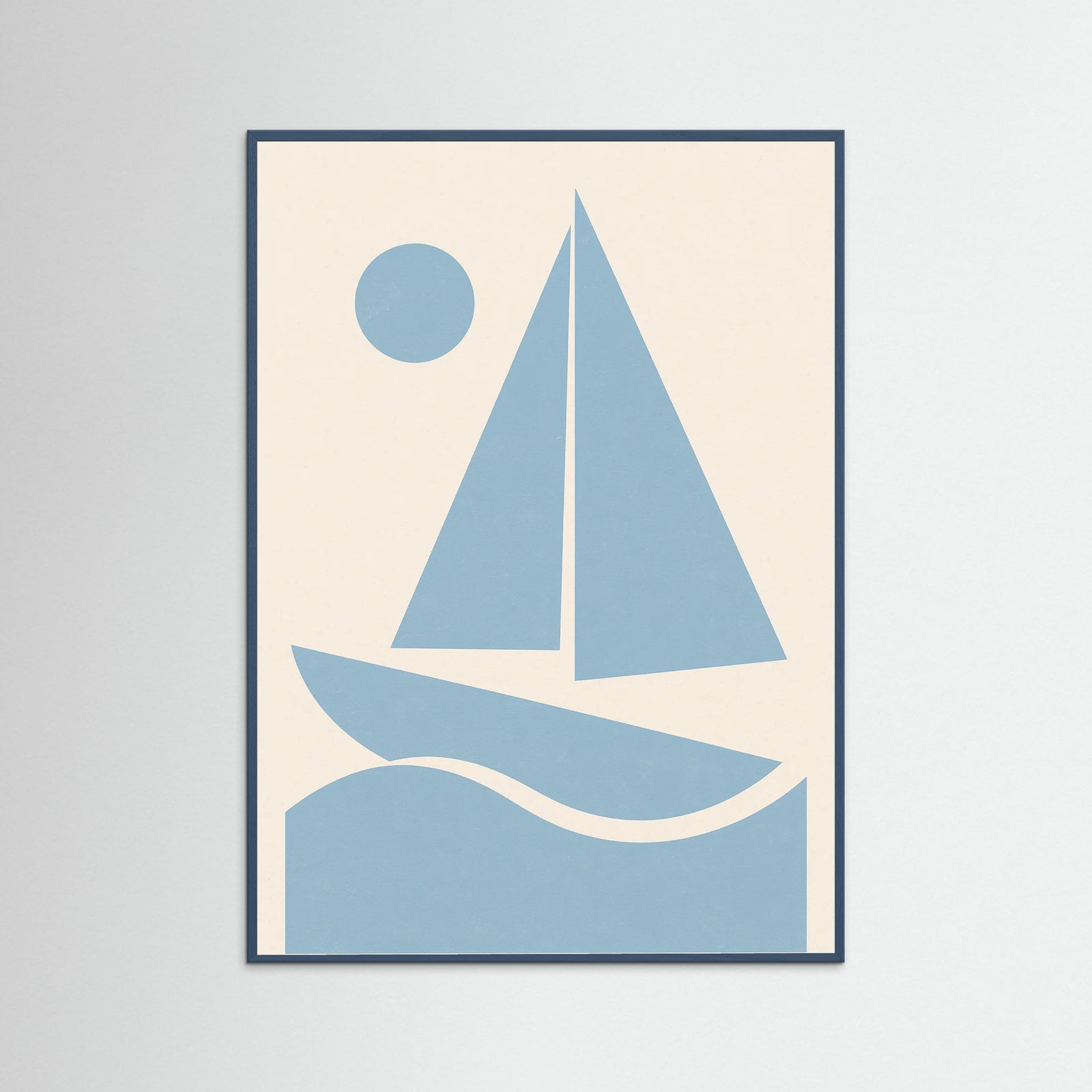 Teal Wood Azure Silhouette