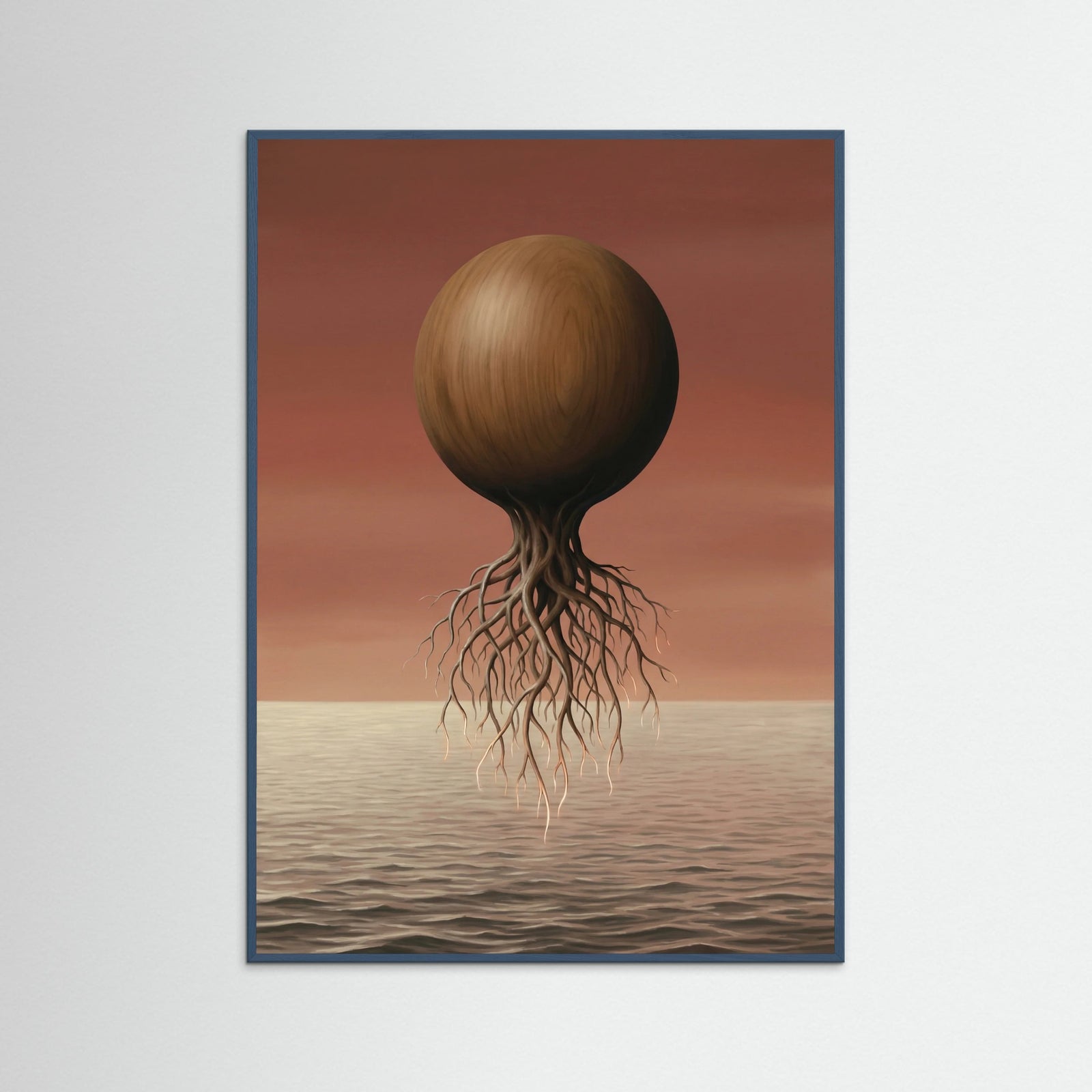 Teal Wood Balanced Contradiction