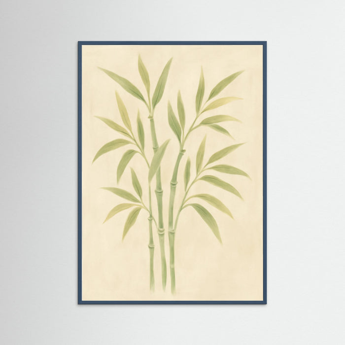 Teal Wood Bamboo Tranquility