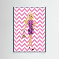 Barbie Zig Zag Poster – Poster und Kunstdruck