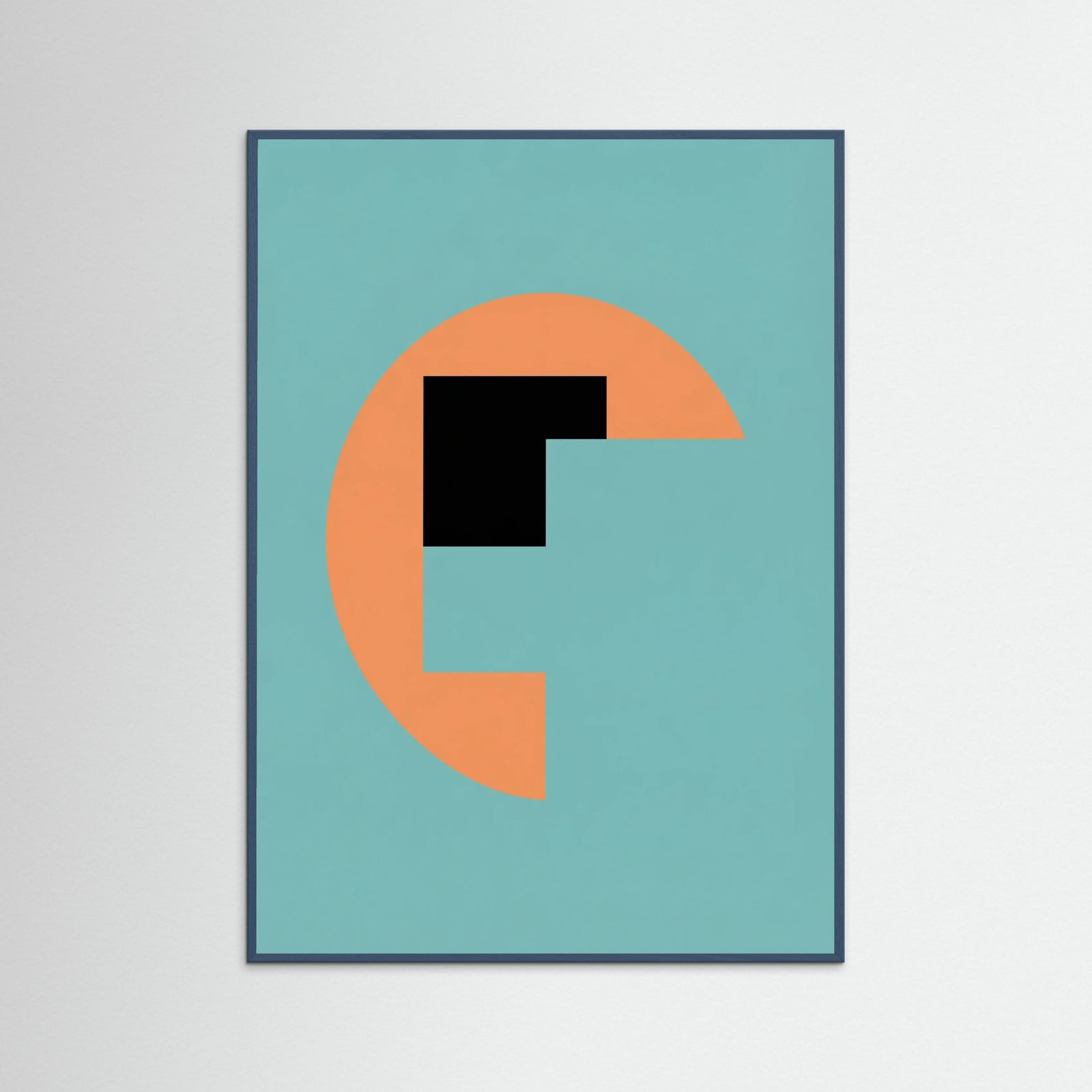 Teal Wood Bauhaus Gaze