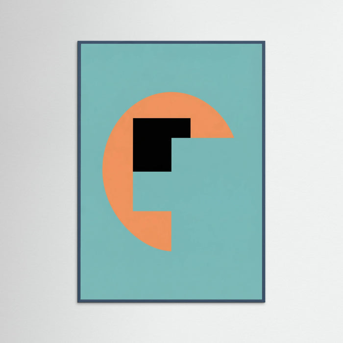 Teal Wood Bauhaus Gaze