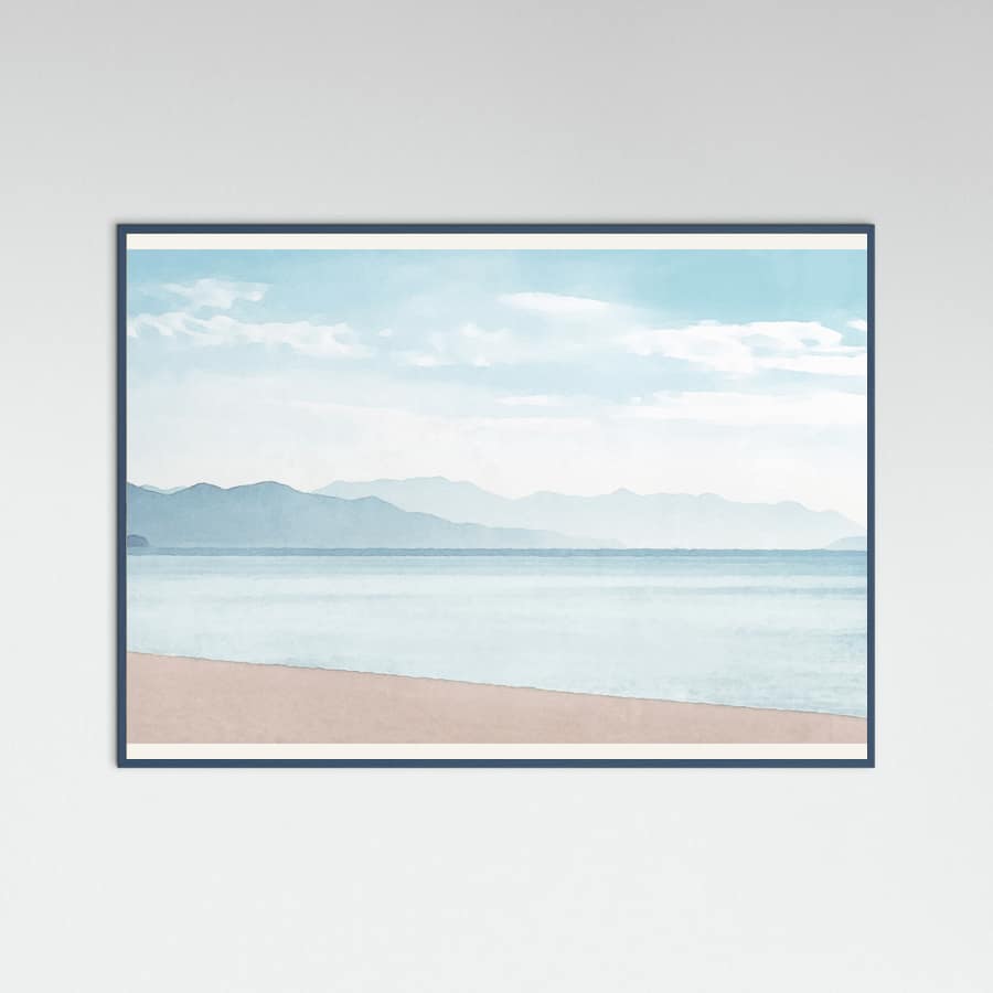 Beach View Poster – poster and art print