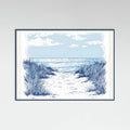 Beach Walk Poster – poster and art print