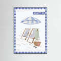 Affiche Beach chairs – affiche et impression d’art