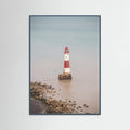 Beachy head lighthouse in England - summer nostalgic travel photography Poster – plakat og kunsttryk