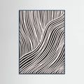 Beige Wave Pattern Poster – poster and art print